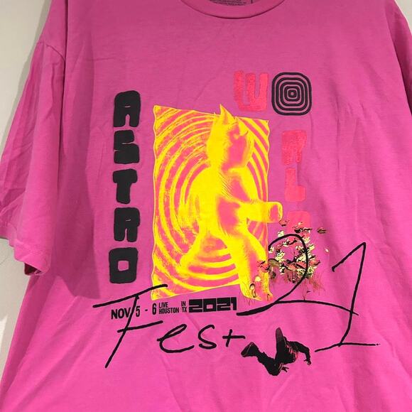 2021 Travis Scott Astroworld See You On The Other Side Tee Shirt - Picture 3 of 5